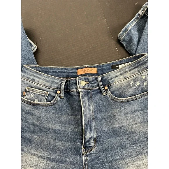 Judy Blue Slim Fit High Rise Jeans Sz 14W JB88776 DK - Picture 12 of 12